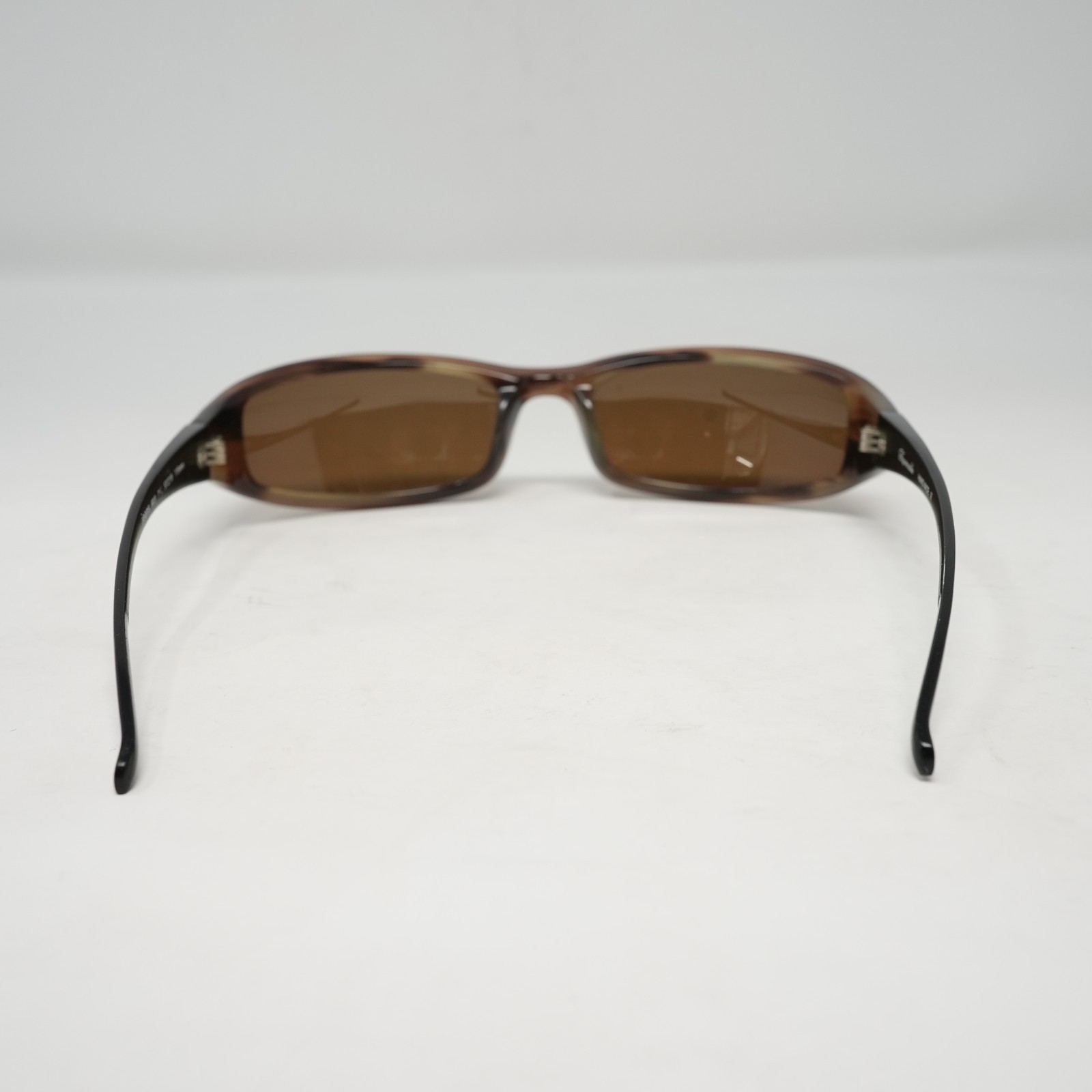 Faconnable F413 115mm Tortoise Wrap Polarized Bronze Lens Sunglasses Sport