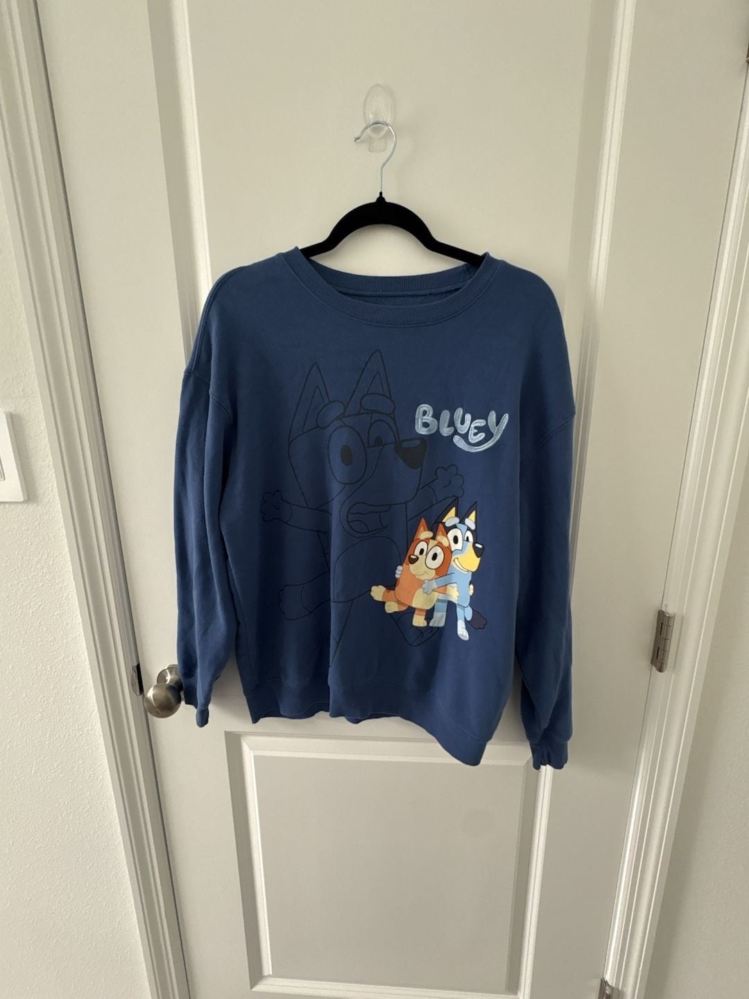 Bluey and Bingo Sketch Graphic Crewneck Sweatshirt