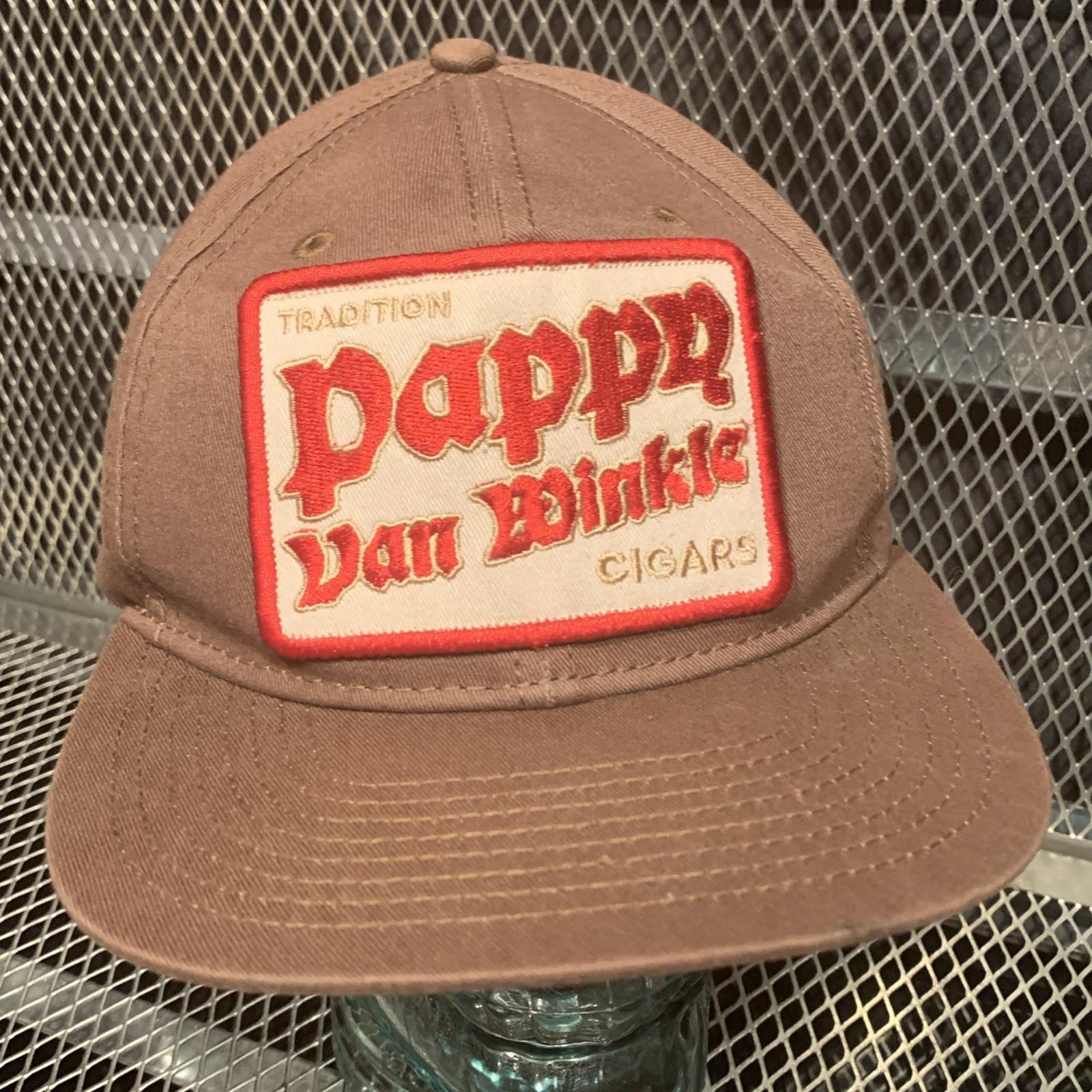 Pappy Van Winkle Barrel Fermented Drew Estate Cigars Brown Cap Hat FREE SHIP US