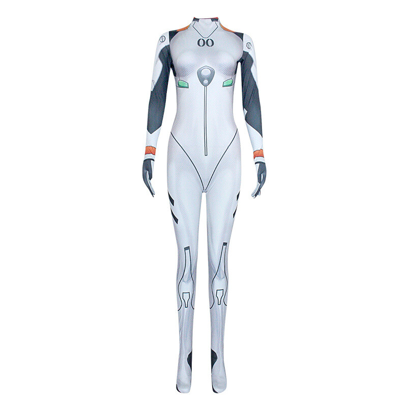 EVA Neon Genesis Evangelion Asuka Ayanami Rei Bodysuit Jumpsuit Cosplay Costume