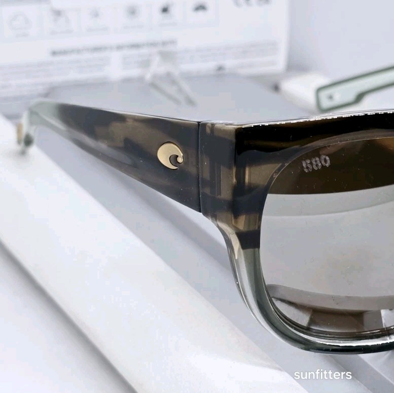 COSTA DEL MAR ocean jade/silver WATERWOMAN 2 polarized 580G sunglasses (900408)