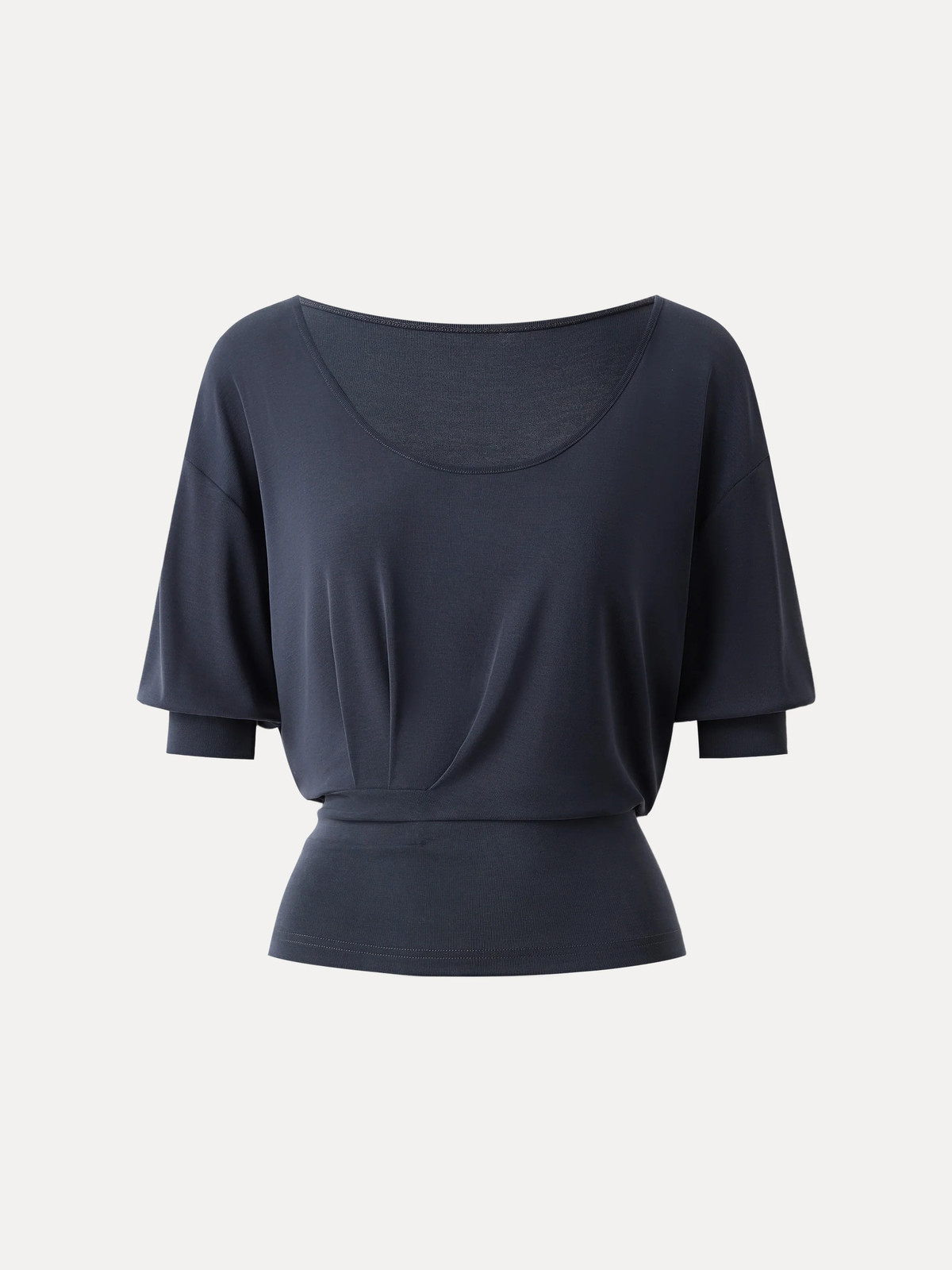 OGL Scoop Neck Short Sleeve Tucked Tee