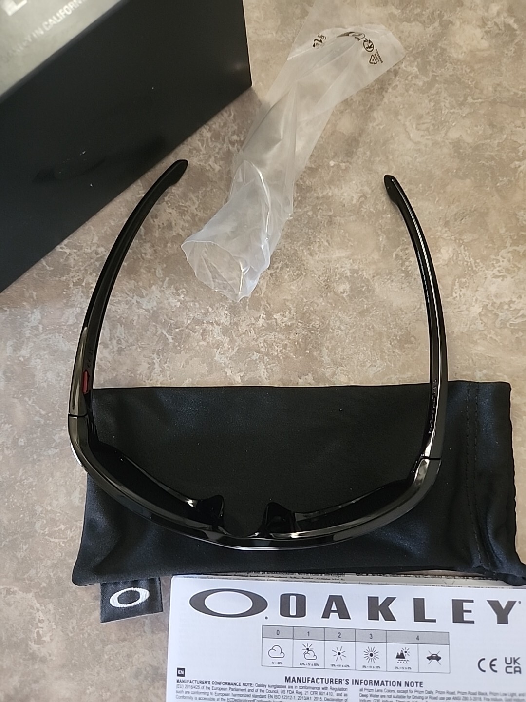 🔥 Oakley SLIVER STEALTH 9408-05 Prizm Black Polarized Sunglasses MSRP $165