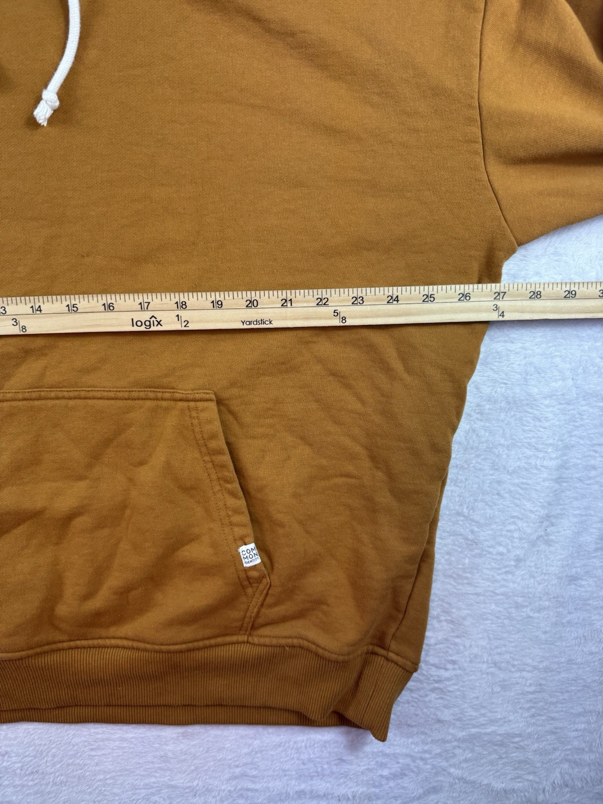 Common Identity Brown Cotton Blend Pullover Hoodie XL Relaxed Fit Women Hooded
