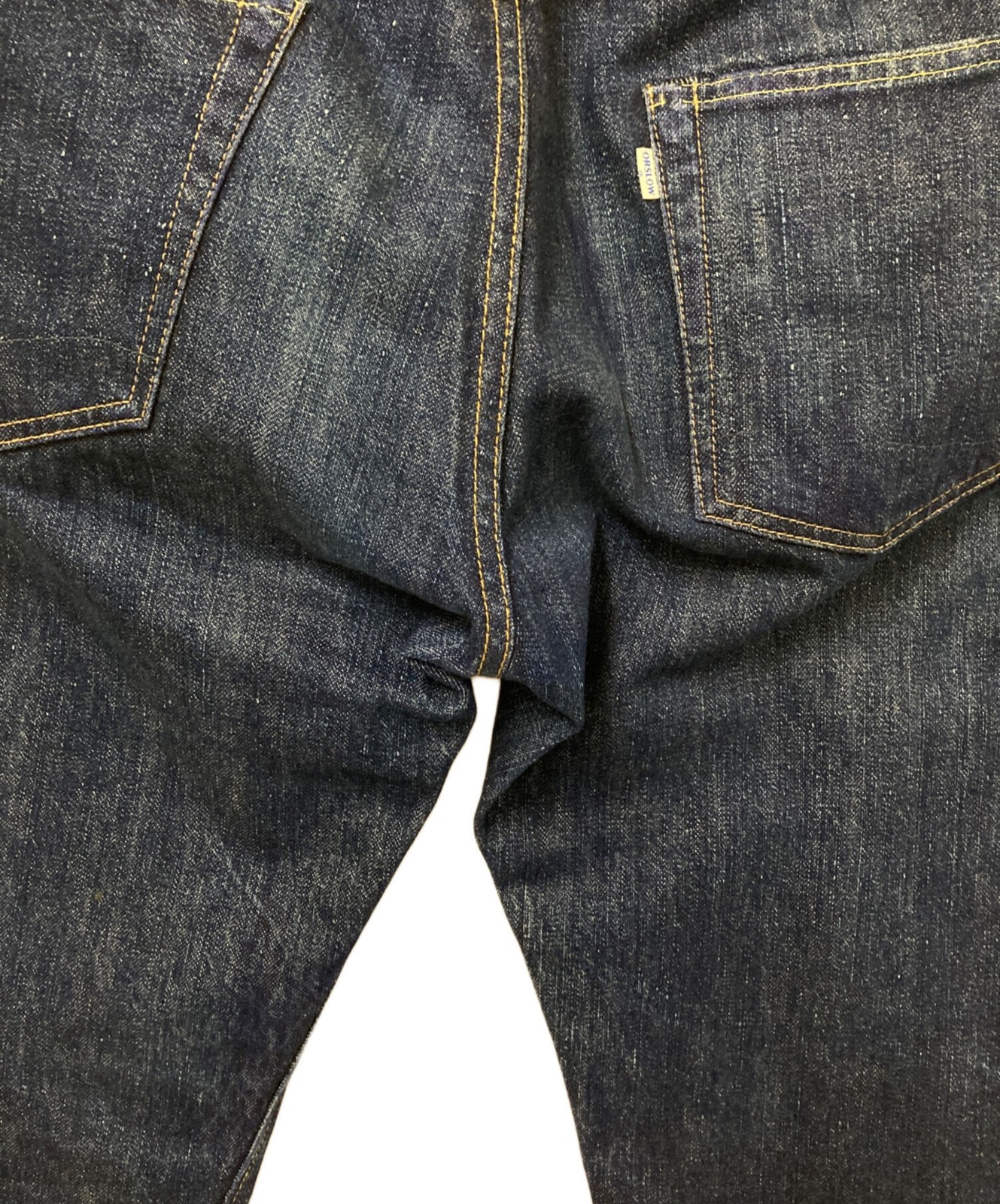 orSlow LOT 107W Denim Pants Size L Indigo Cotton Made in Japan Used Jeans Used