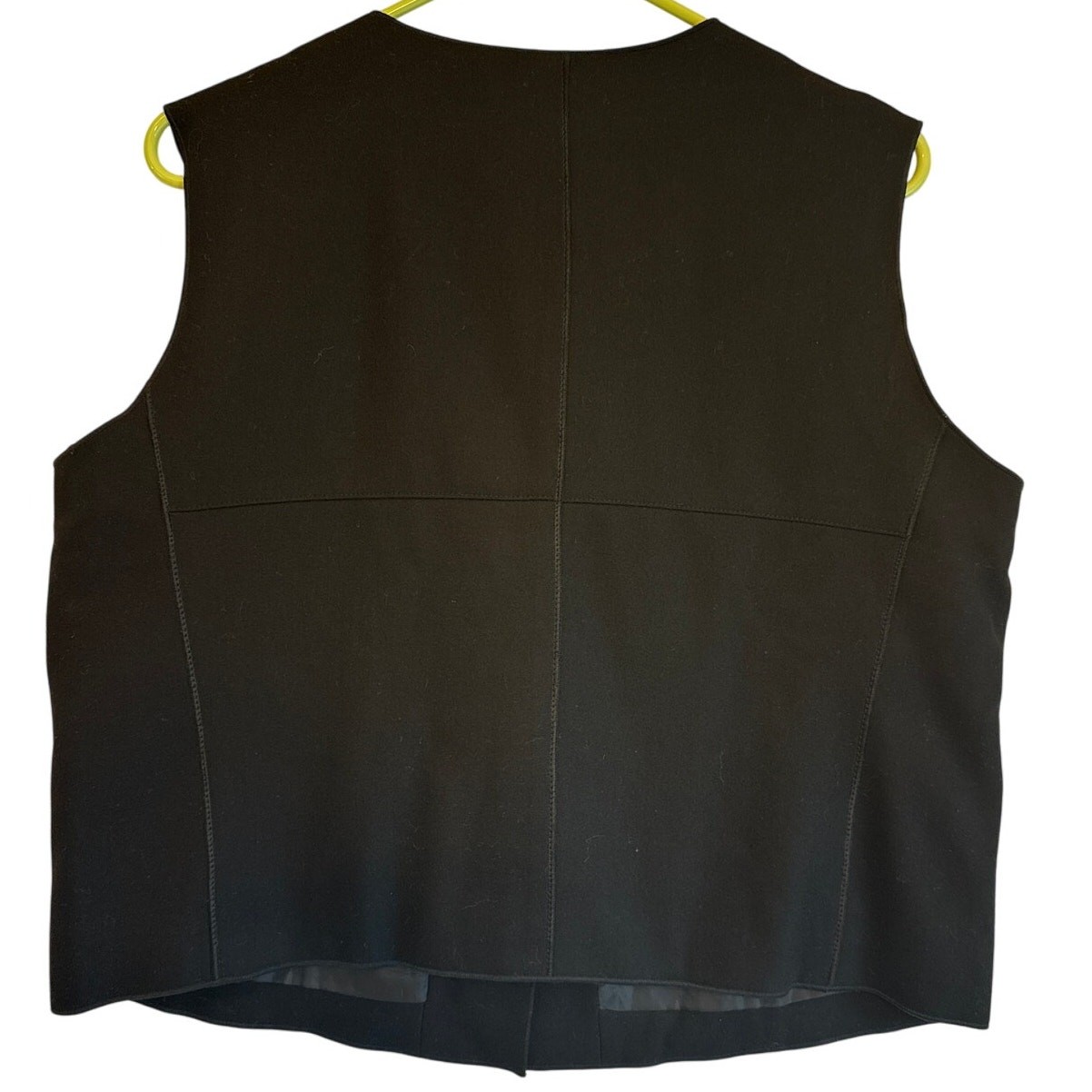 Harve Benard Black Wool Vest Women’s 10 Petite Classic Professional Ukraine Made