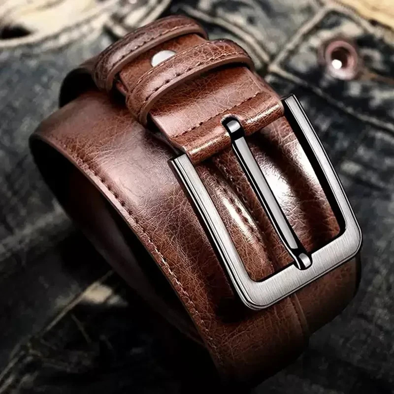 Men’s belts,Full Grain Genuine Leather Casual Dress Jeans Belts for Men