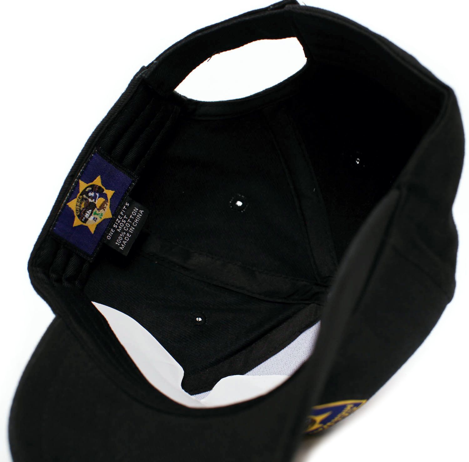 California Highway Patrol Eureka Badge CHP Hat Applique Adult Multi Colors Cap