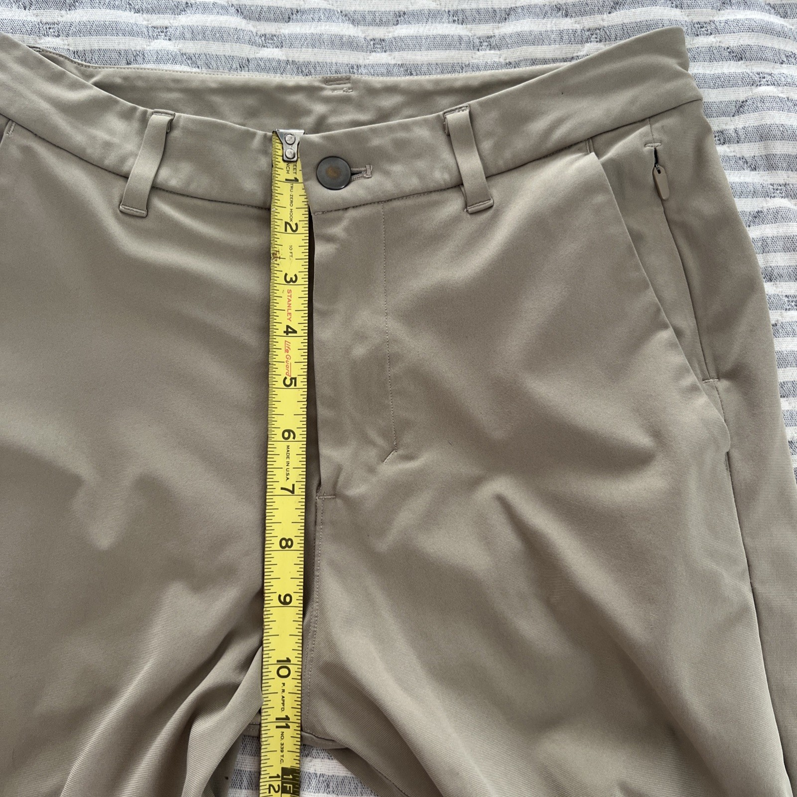 Lululemon Men’s Commission Pant Slim Warpstreme 28 Khaki Chino ABC LM5439S