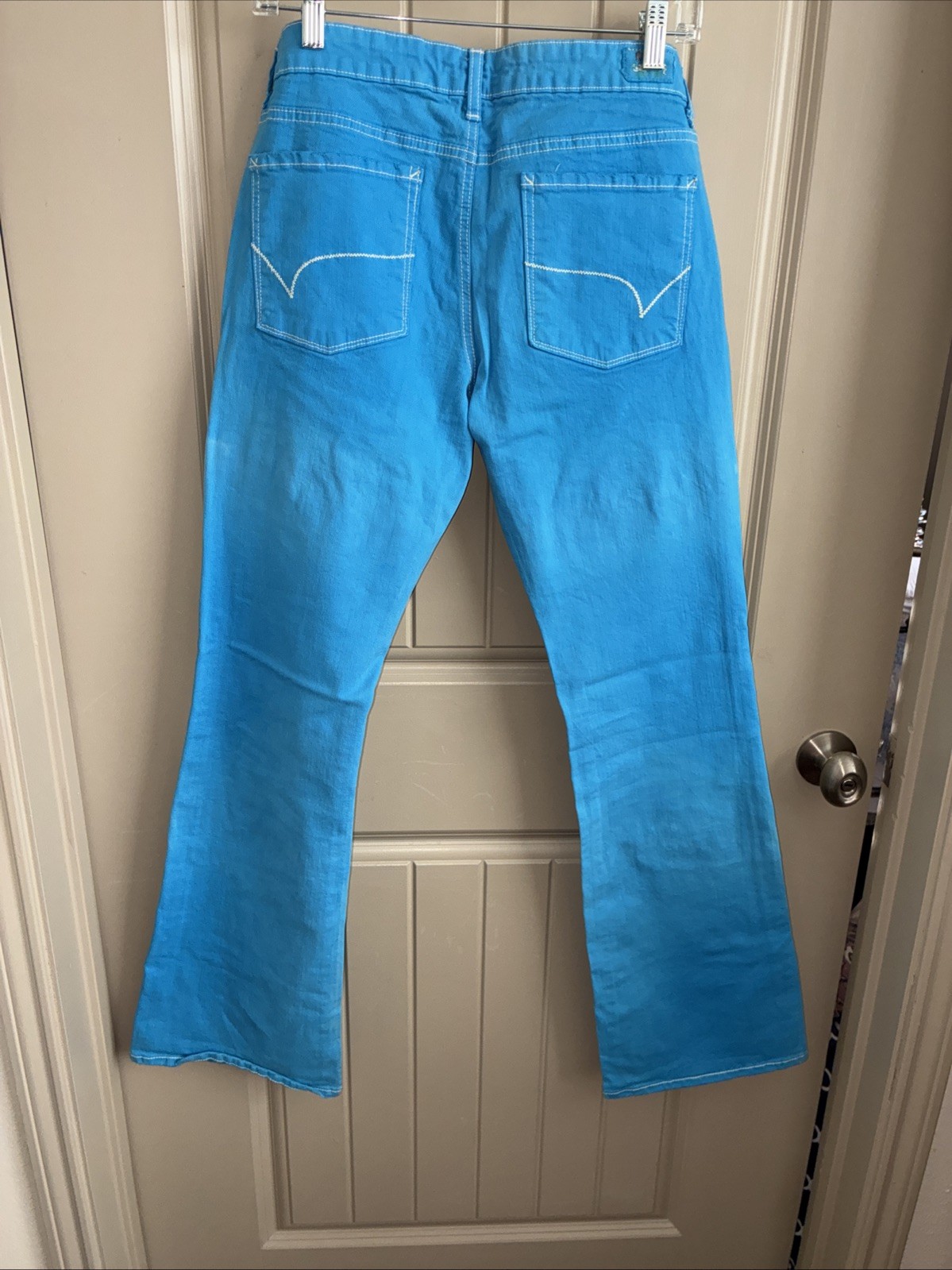 Hard Tail Size 30 Blue Low Rise Flare Jeans