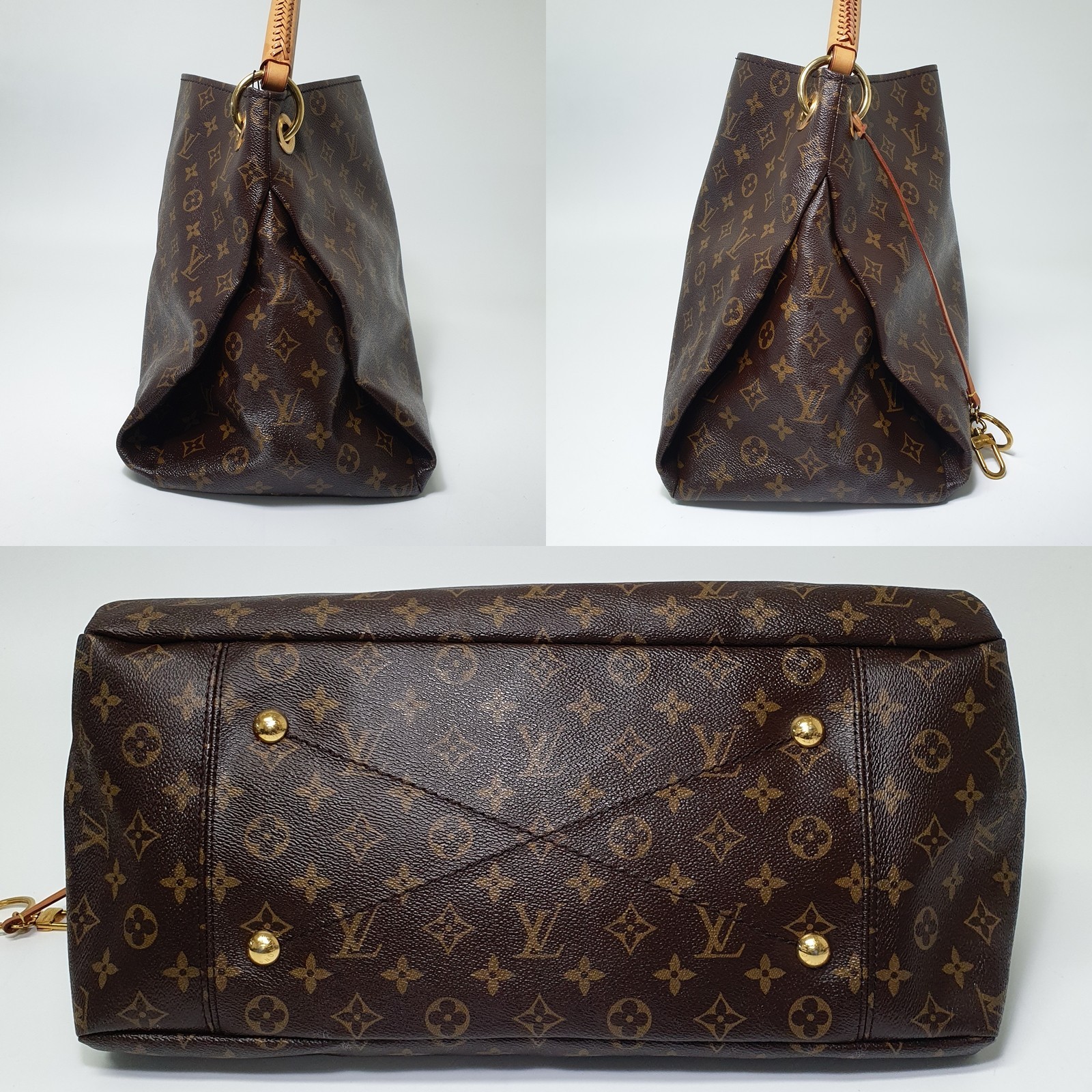 Authentic Louis Vuitton Artsy MM Monogram M40249 Guaranteed Genuine Daily LF449