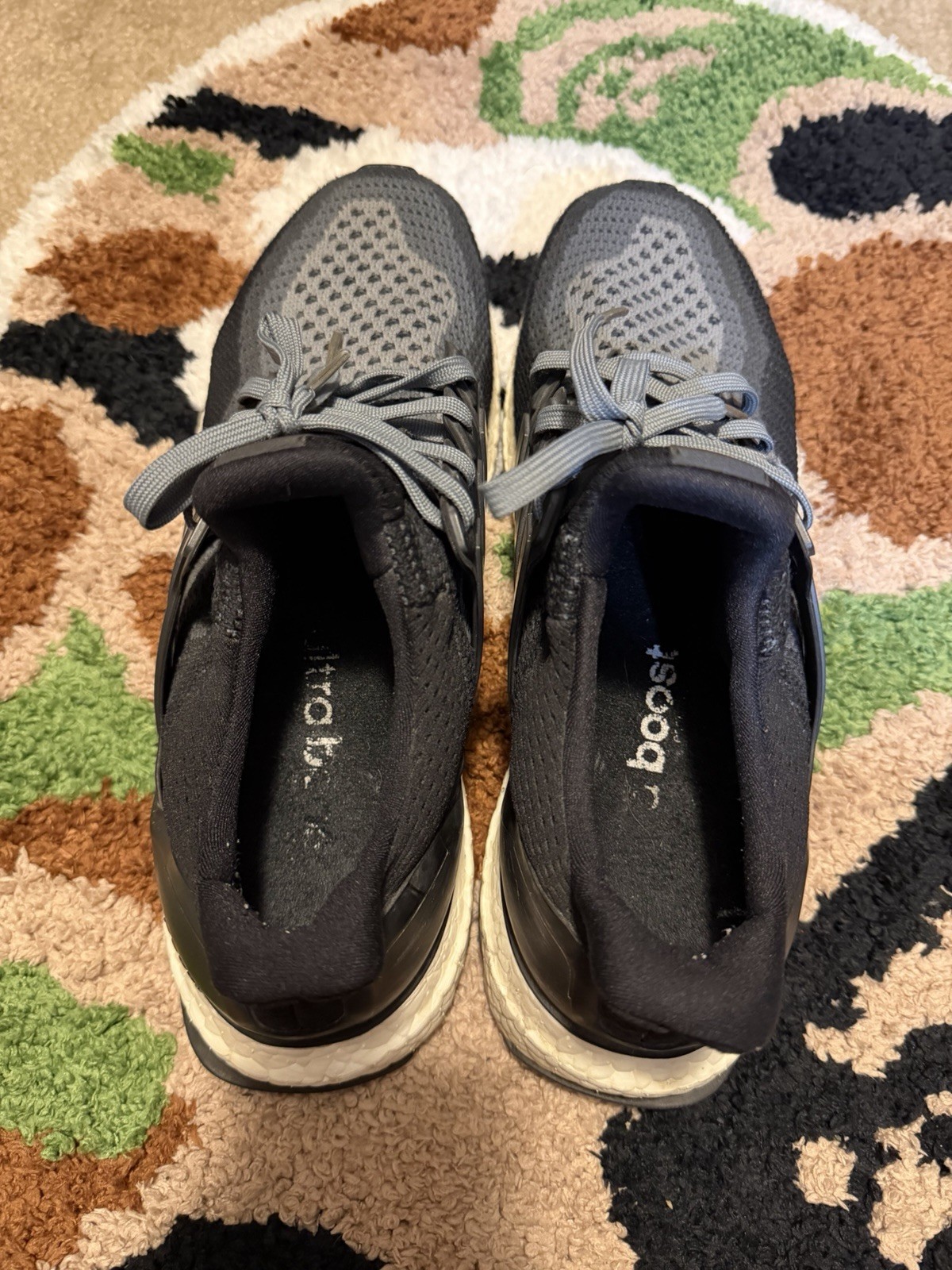 Adidas Ultra Boost 2.0 Black Grey Gradient Mens Size 9
