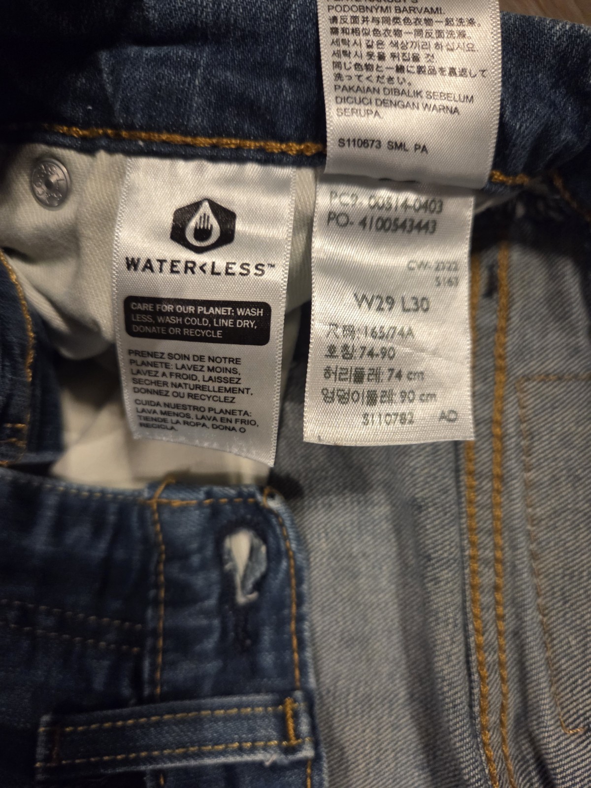 Levi’s 514 Men’s 29×30 Slim Straight Jeans Blue Medium Wash Denim 5-Pocket