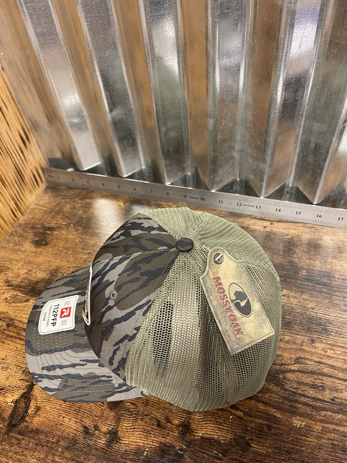 Mossy Oak Bottomland/ Loden Camping Richardson112 Camo Trucker Hat Campground