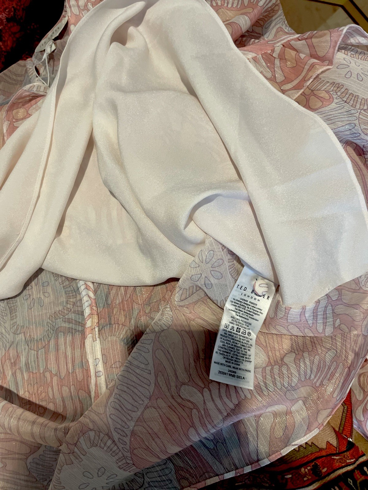 Ted Baker Blouse Large New MSRP &155.00