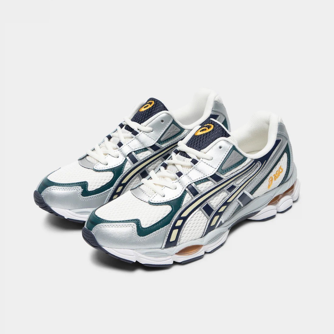 Asics GEL-NYC 2055 Sneakers Cream/Midnight Mens Sz 10 US 1203A542-102 Shoes NEW