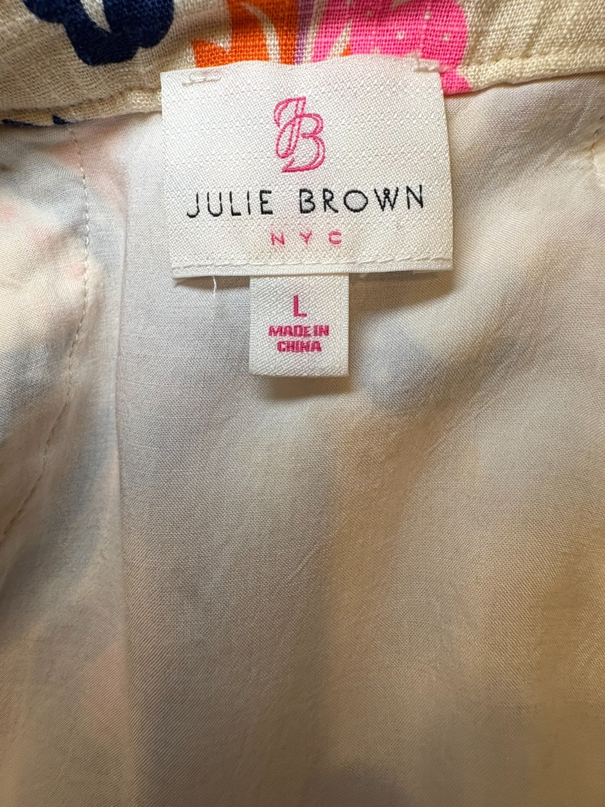JB By Julie Brown Kaylah Paisley Linen Blend Halter Wrap Rush Midi Dress L