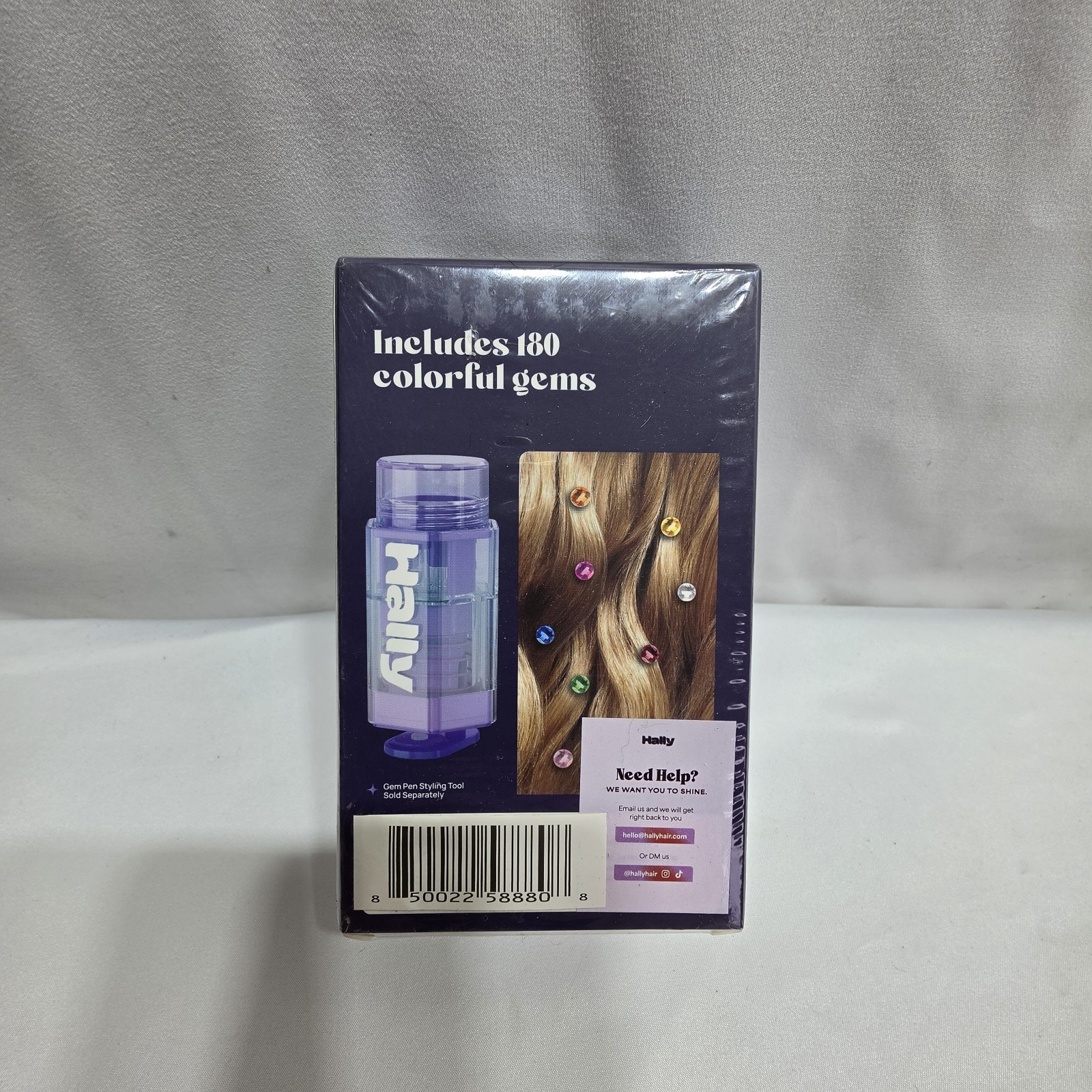 Hally Hair Gems Pen Applicator – Includes Hair Styling Tool with 240 Multicol…