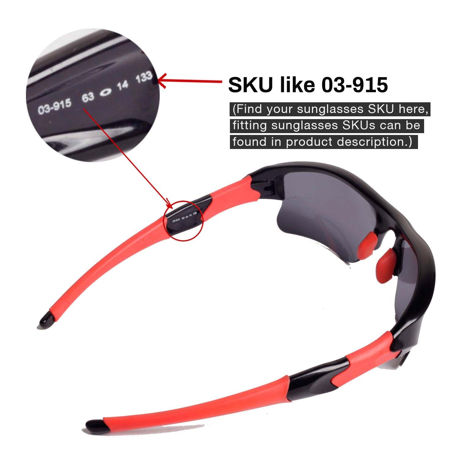 Walleva Replacement Lenses for Oakley Flak Jacket XLJ – Multiple Options