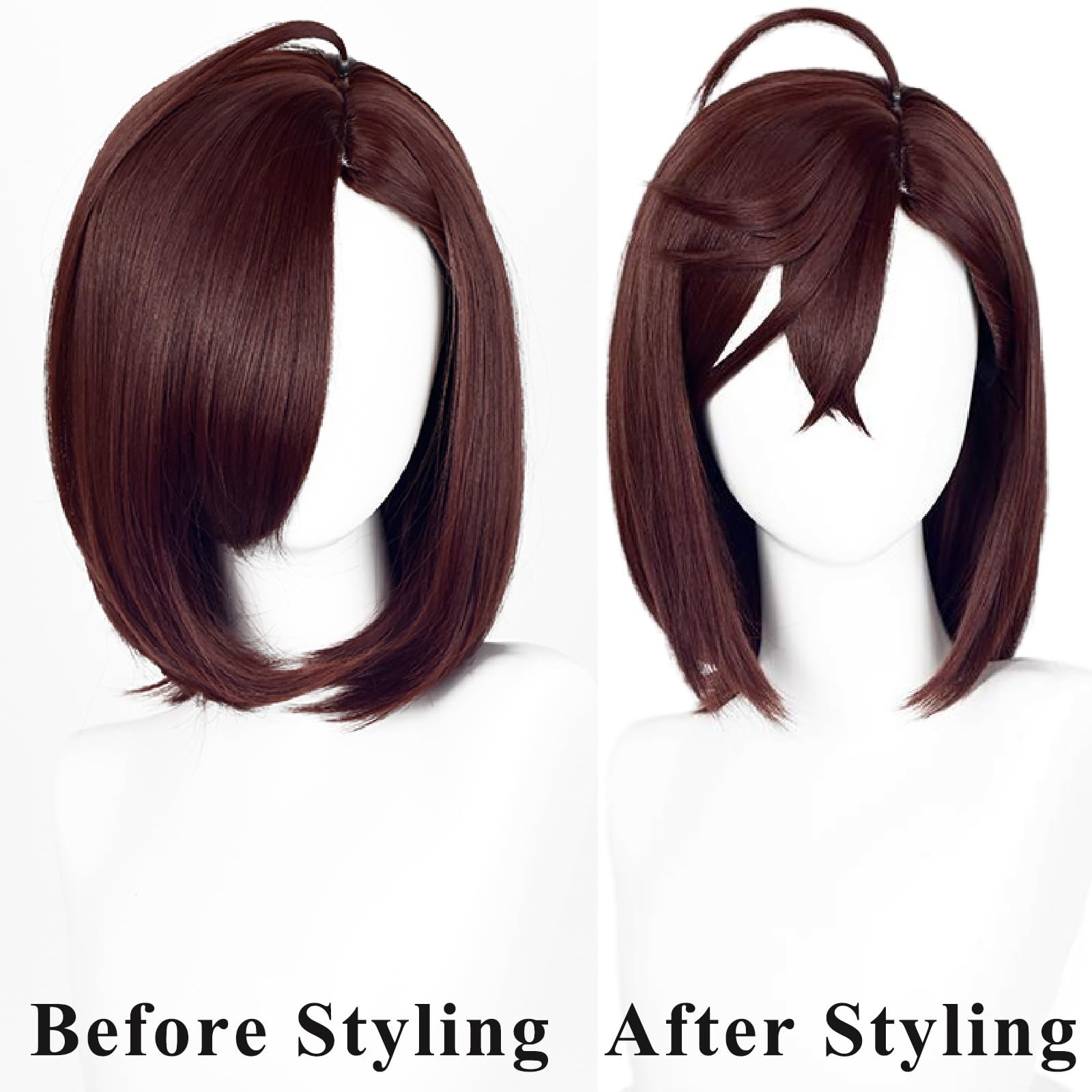 Wiggy Mermaid Brown Wig for Momo Ayase 21.6 Inch,