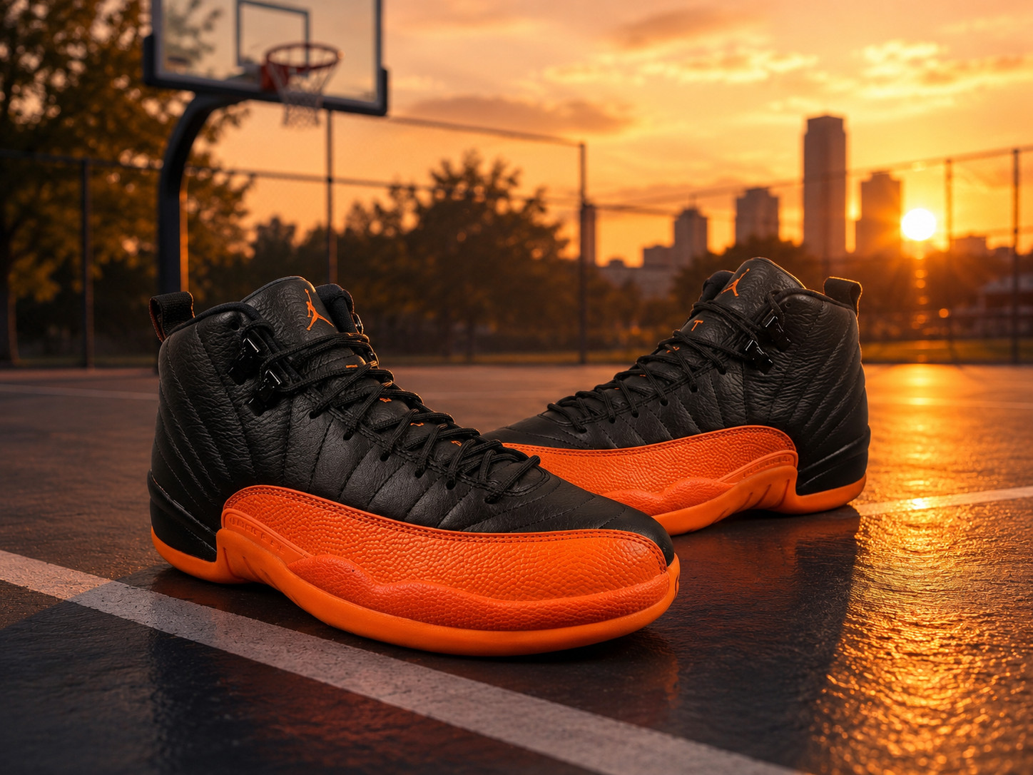 NEW Jordan 12 Retro “Brilliant Orange” FD9101-081 Men’s All Size US 7-12