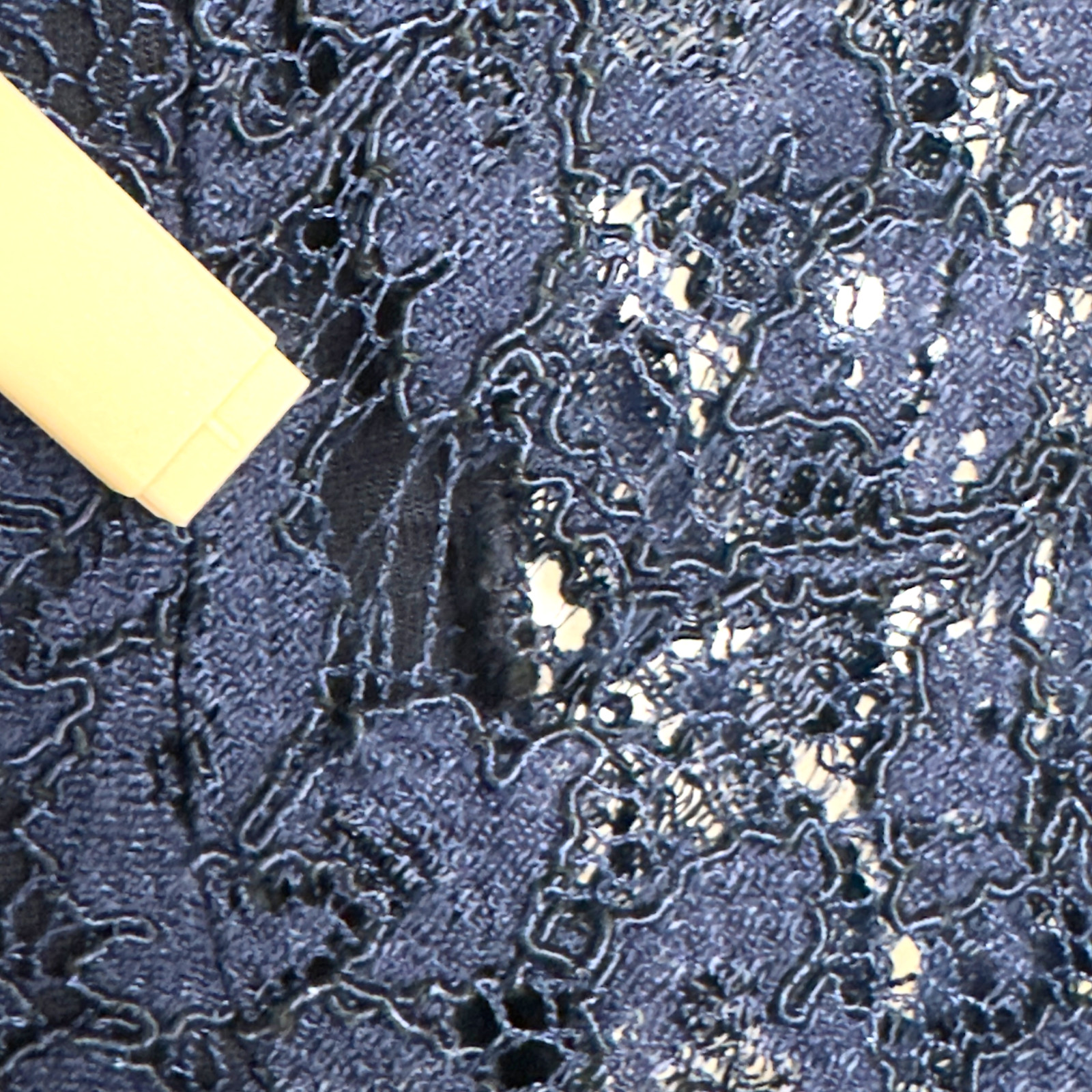 Diane Von Furstenburg Zarita Lace Mini Dress Navy Blue Women’s Size 2 Designer