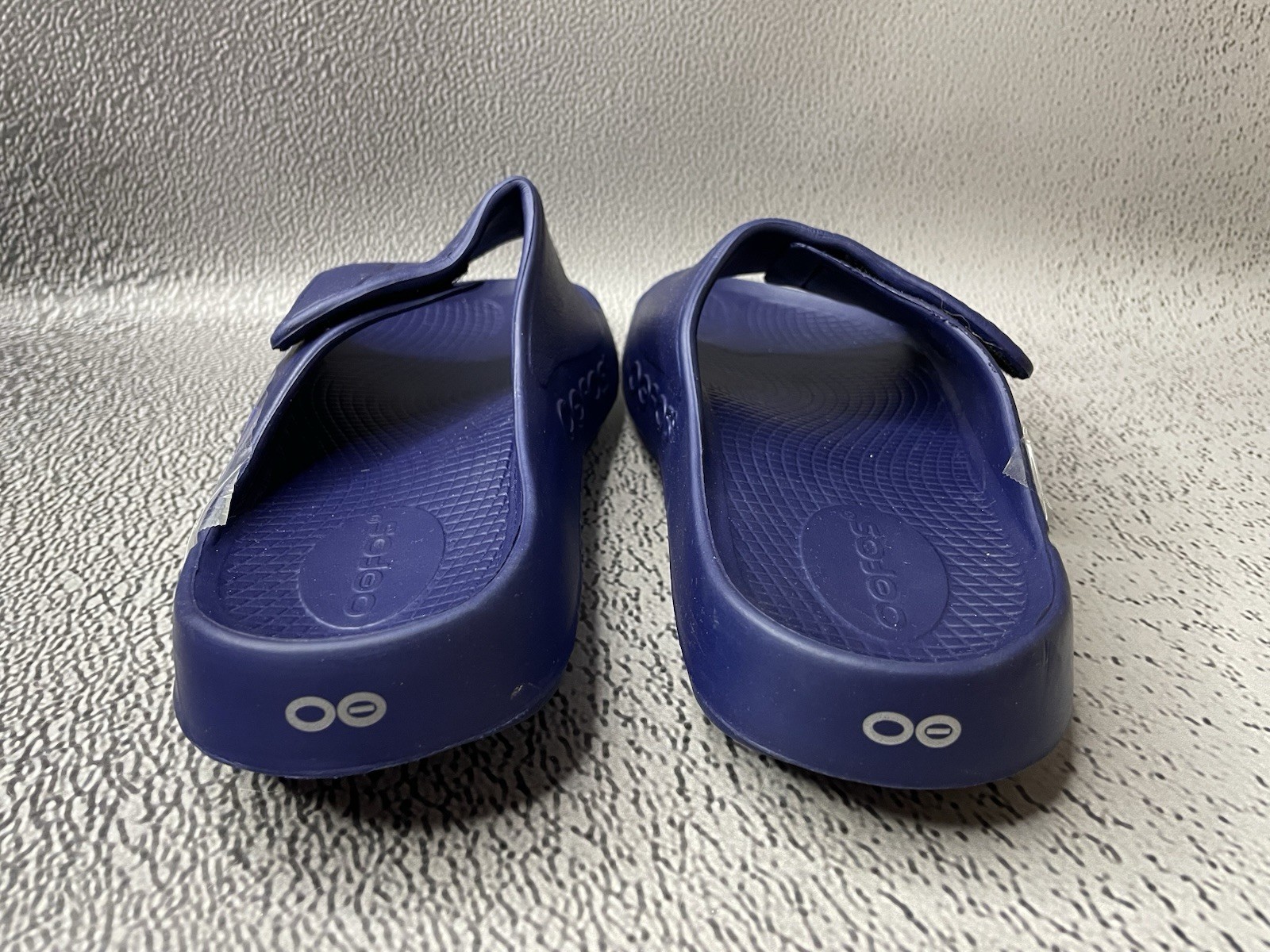 New OOFOS Unisex Blue OOahh Sport Flex Slide Shoes Size US M 7 W 9