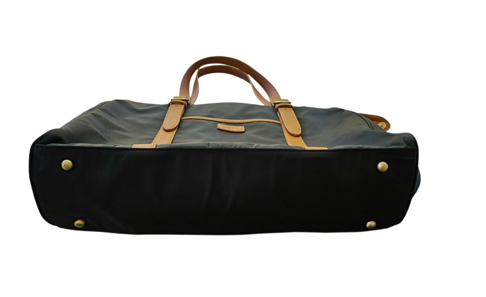 ECOSUSI Briefcase / Messenger Bag / Soft Side Poly/Vegan Leather Trim/ Satchel