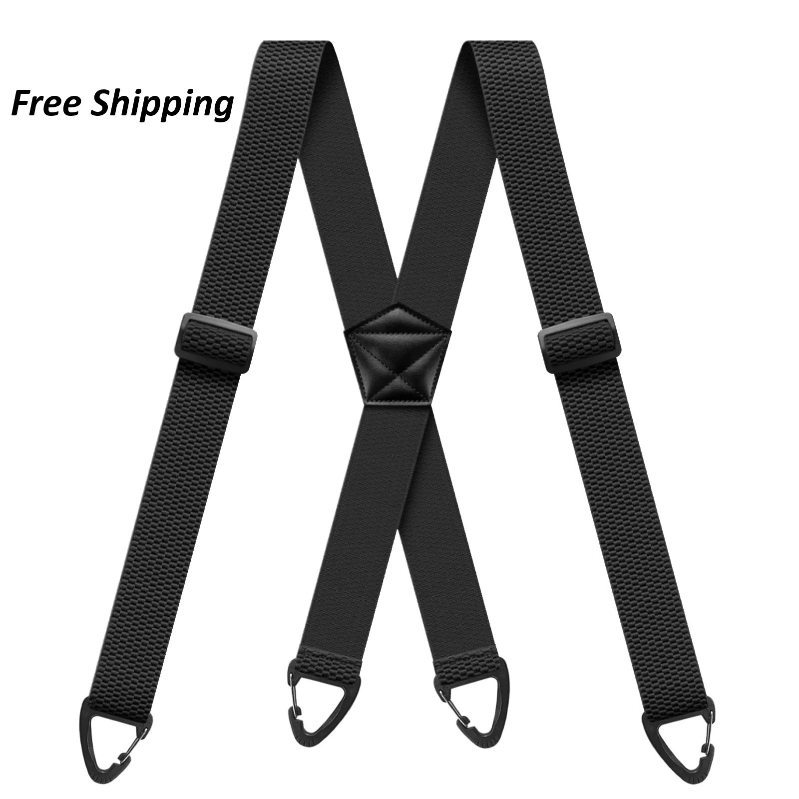 Suspenders for Men Heavy Duty, X Shape Back Hidden Suspender 1.5″ Under Clothing