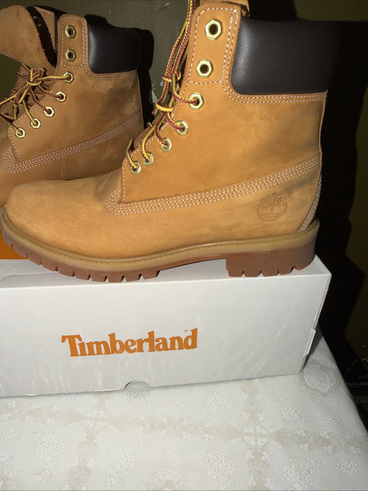 Timberland Men’s 6-inch Premium Waterproof Boot, Wheat Size 8.5M