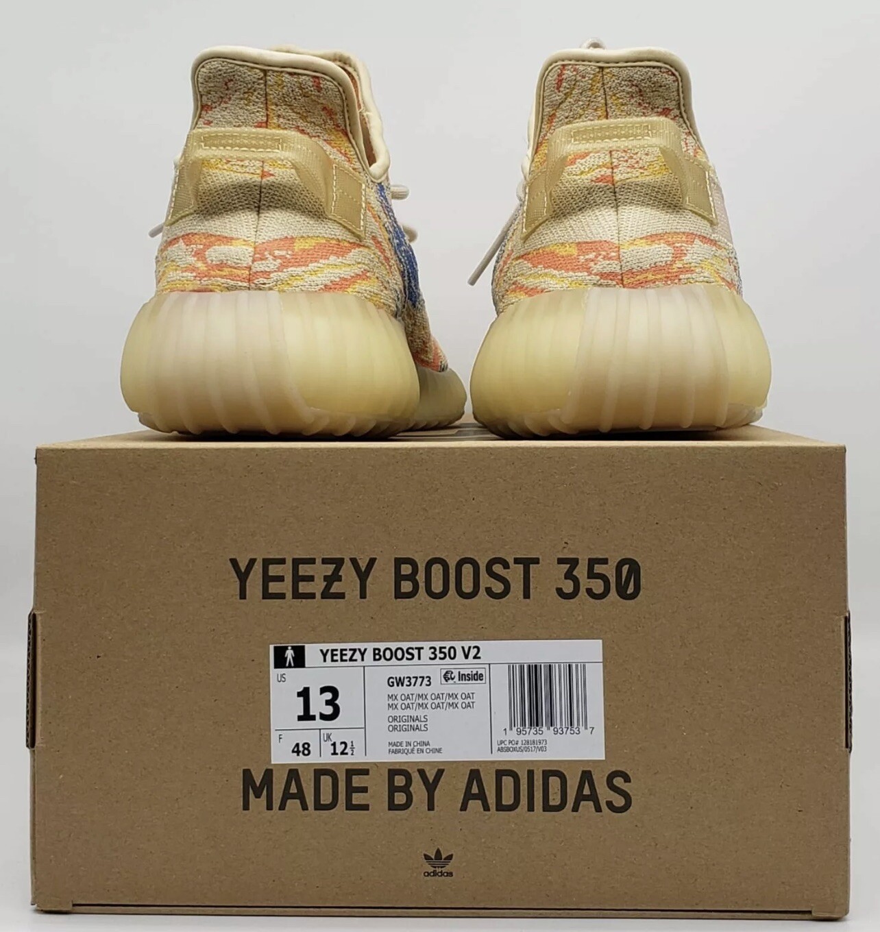 NEW 100% Authentic Men’s US Size 13 – Adidas Yeezy Boost 350 V2 MX Oat, GW3773