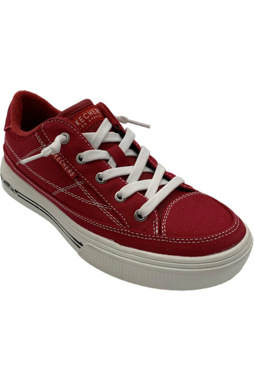 Skechers Arch Fit Washable Canvas Slip-On Arcade Red