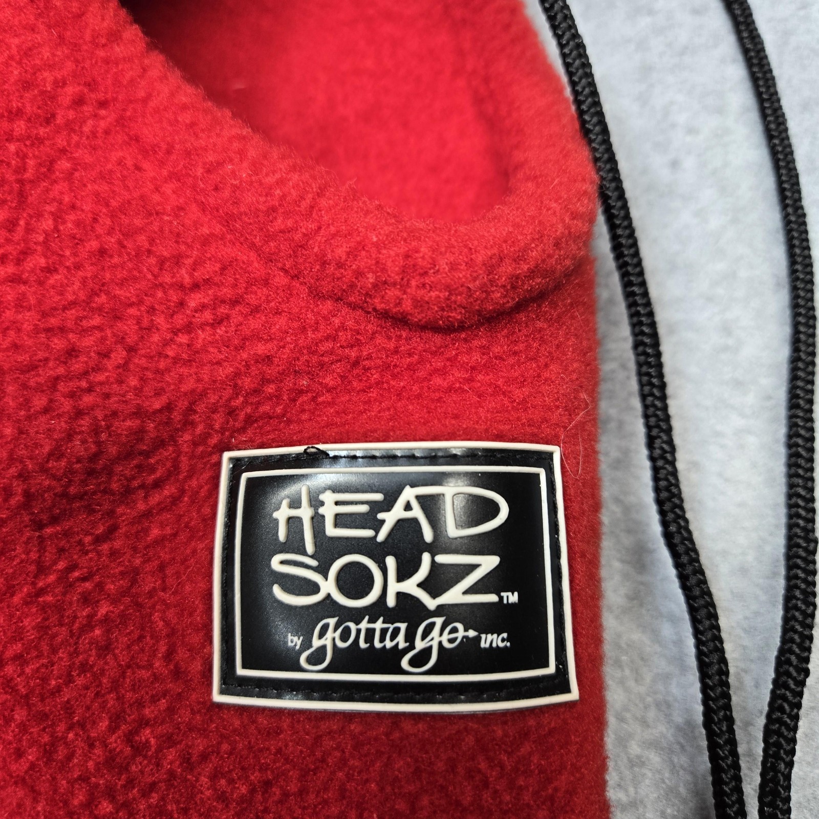 Head Sokz Balaclava Unisex One Size Red Fleece Thermal Neck Flap Adjustable