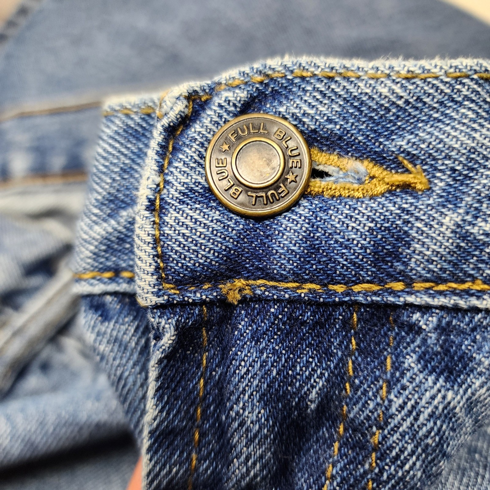 RocXL Carpenter Jeans Mens 52×32 Light Wash Blue Denim Utility Work Pants
