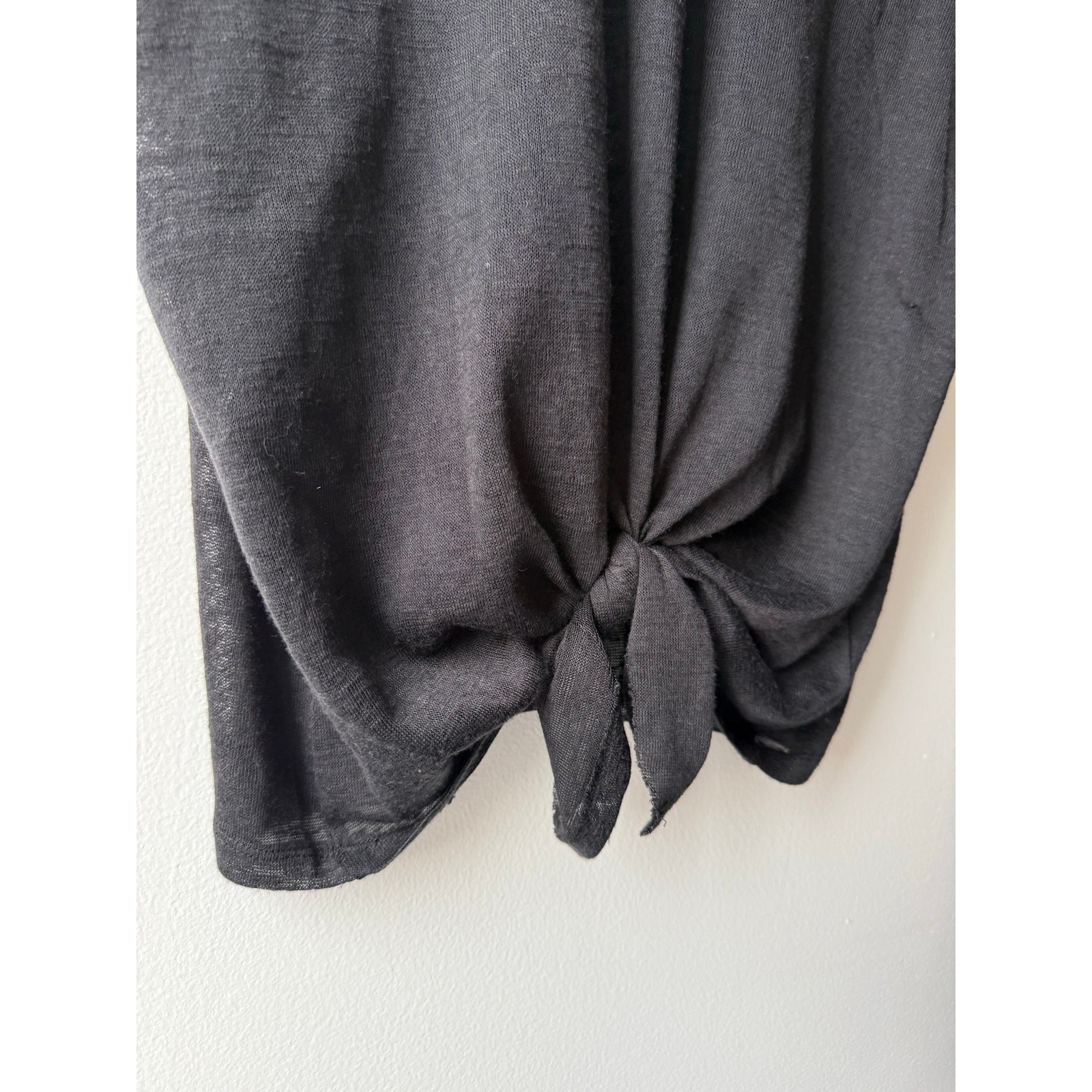 Serena Williams Black Shirt Mesh Gauze Sporty Chic Minimalist Goth Witchy Top XL