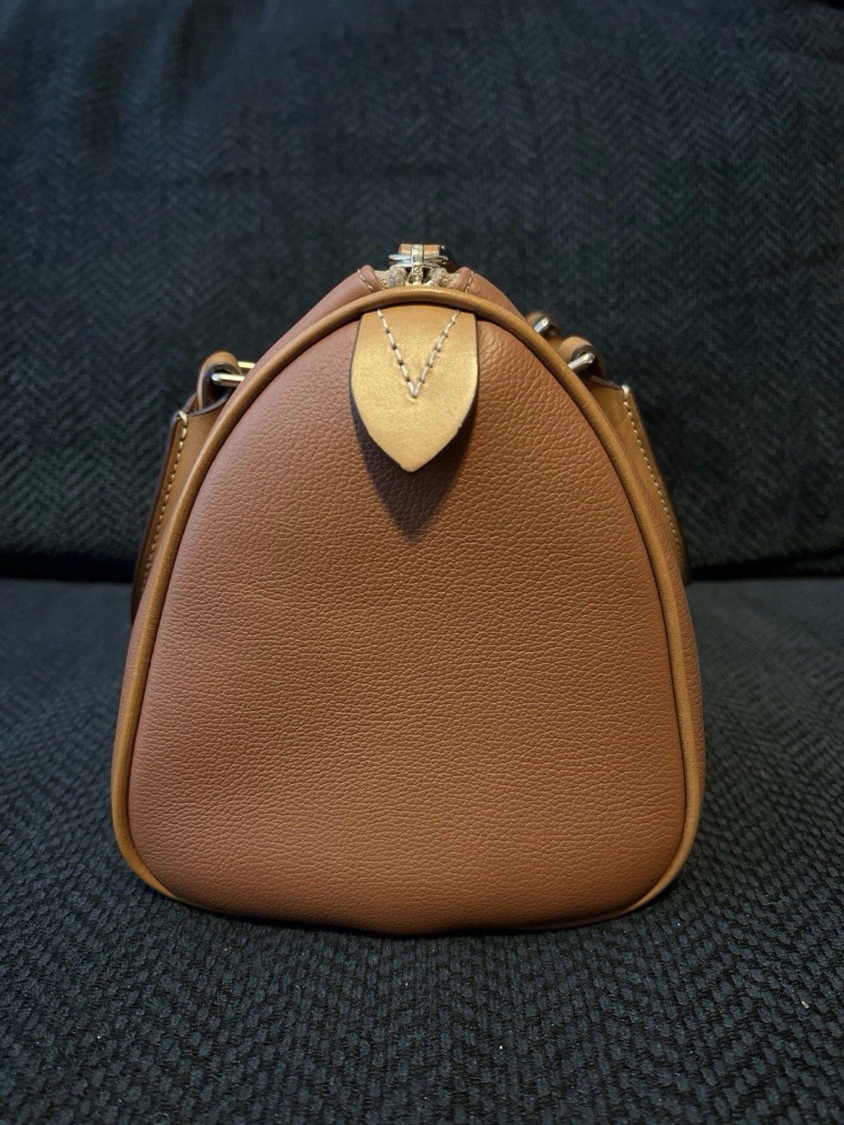 Dooney & Bourke Women’s Pebbled Brown Satchel Top Handle Zip