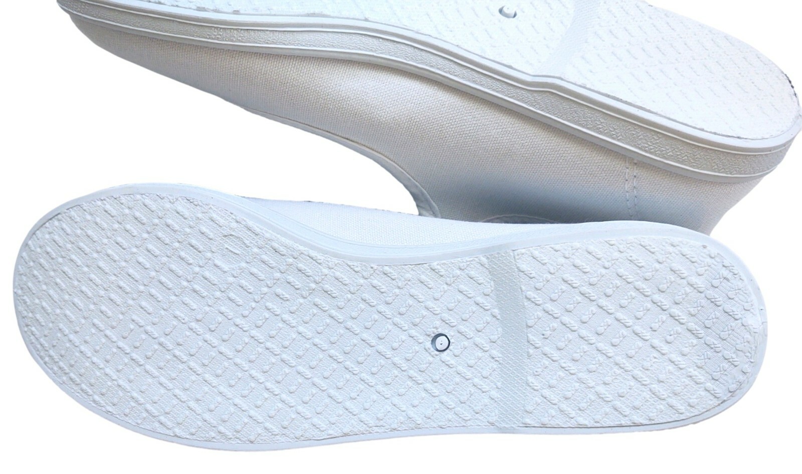 Mary Jane Ballet Cotton Canvas Yoga Shoes-Made In China-White