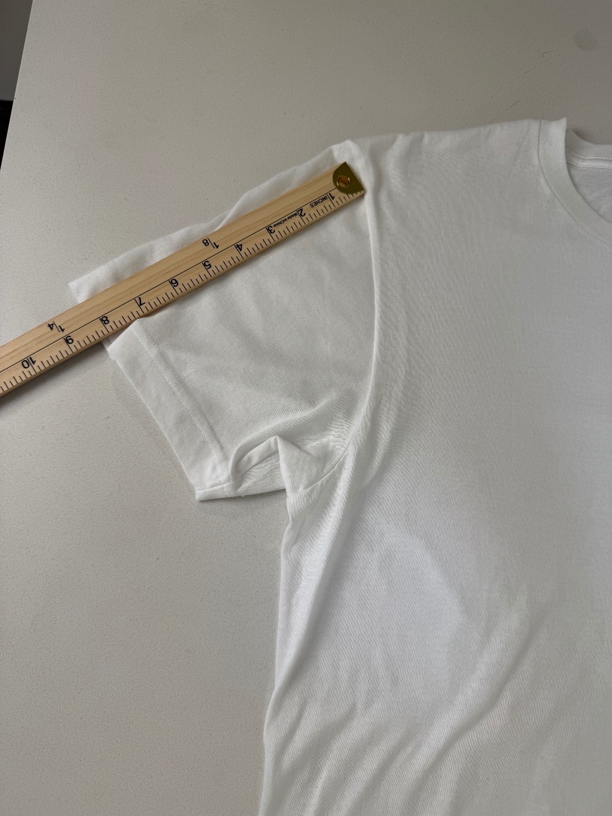 U.S. Polo Assn. White Classic Crew Neck T-Shirt with Polo Player Logo