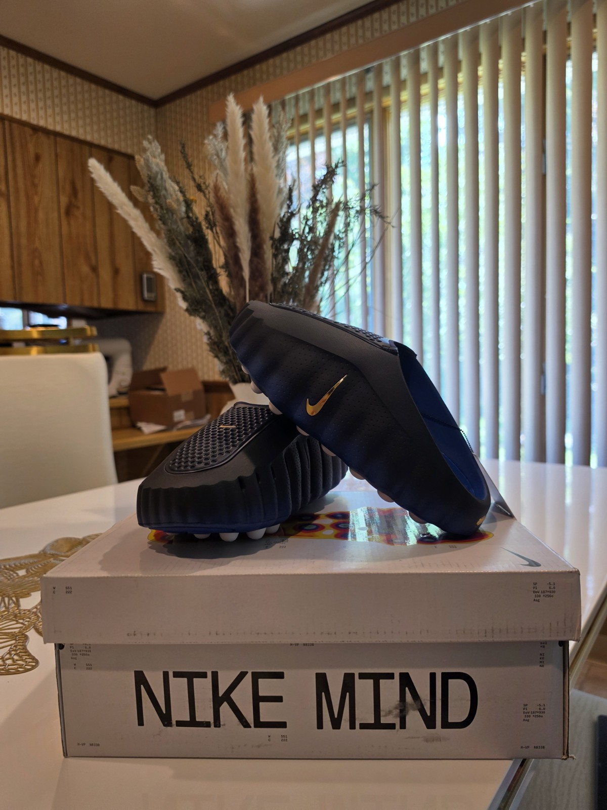 Nike Mind 001 Men’s Slip-On Casual Shoes Dark Blue/Gray US 8.5 EU 42