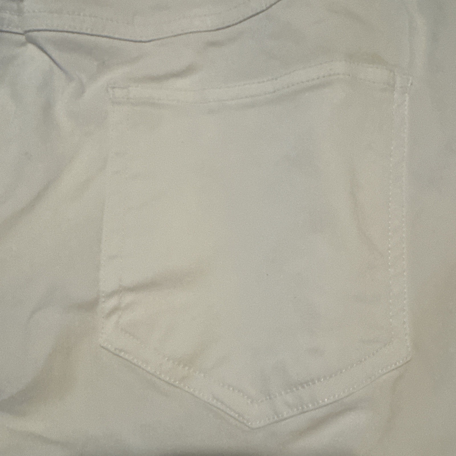 Ruby Rd Woman White stretch pull-on capri pants rayon/nylon/spandex 18W