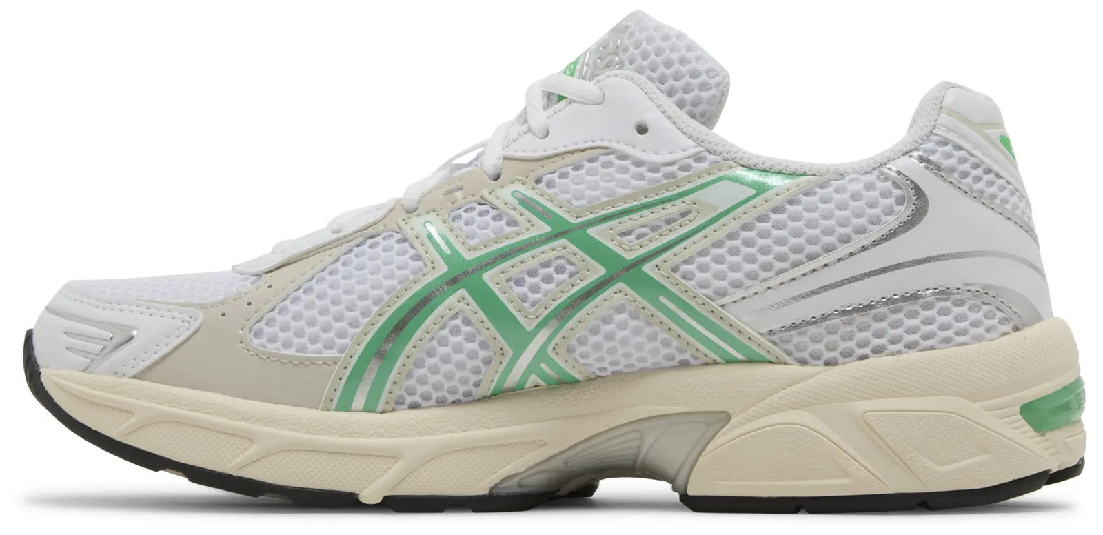 Size 9W ASICS Gel-1130 White Malachite Green Women’s 1202A164-114
