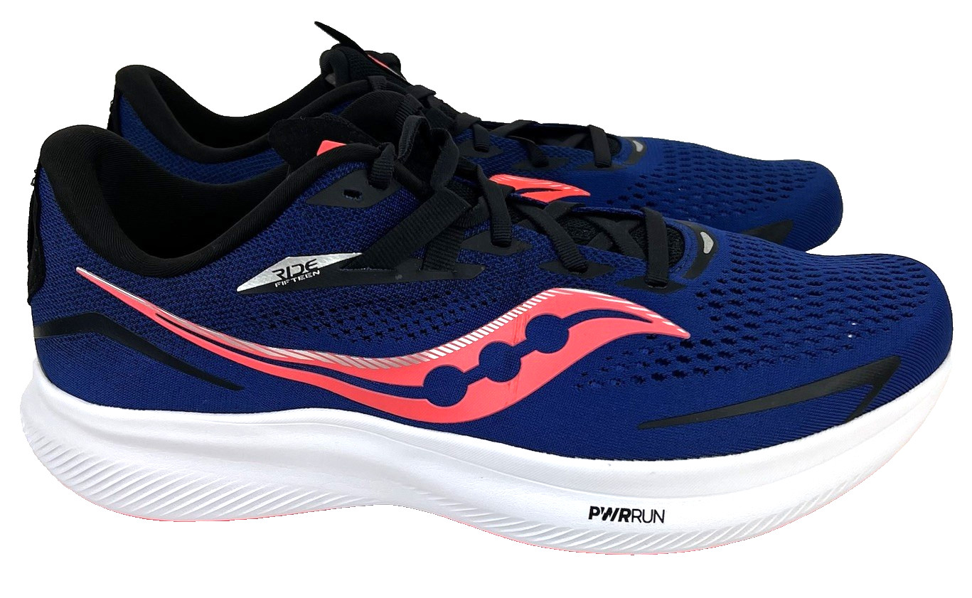 Saucony Ride 15 ‘Sapphire Vizired’ Blue Men’s Running Shoe S20730-16 Size 11.5 W
