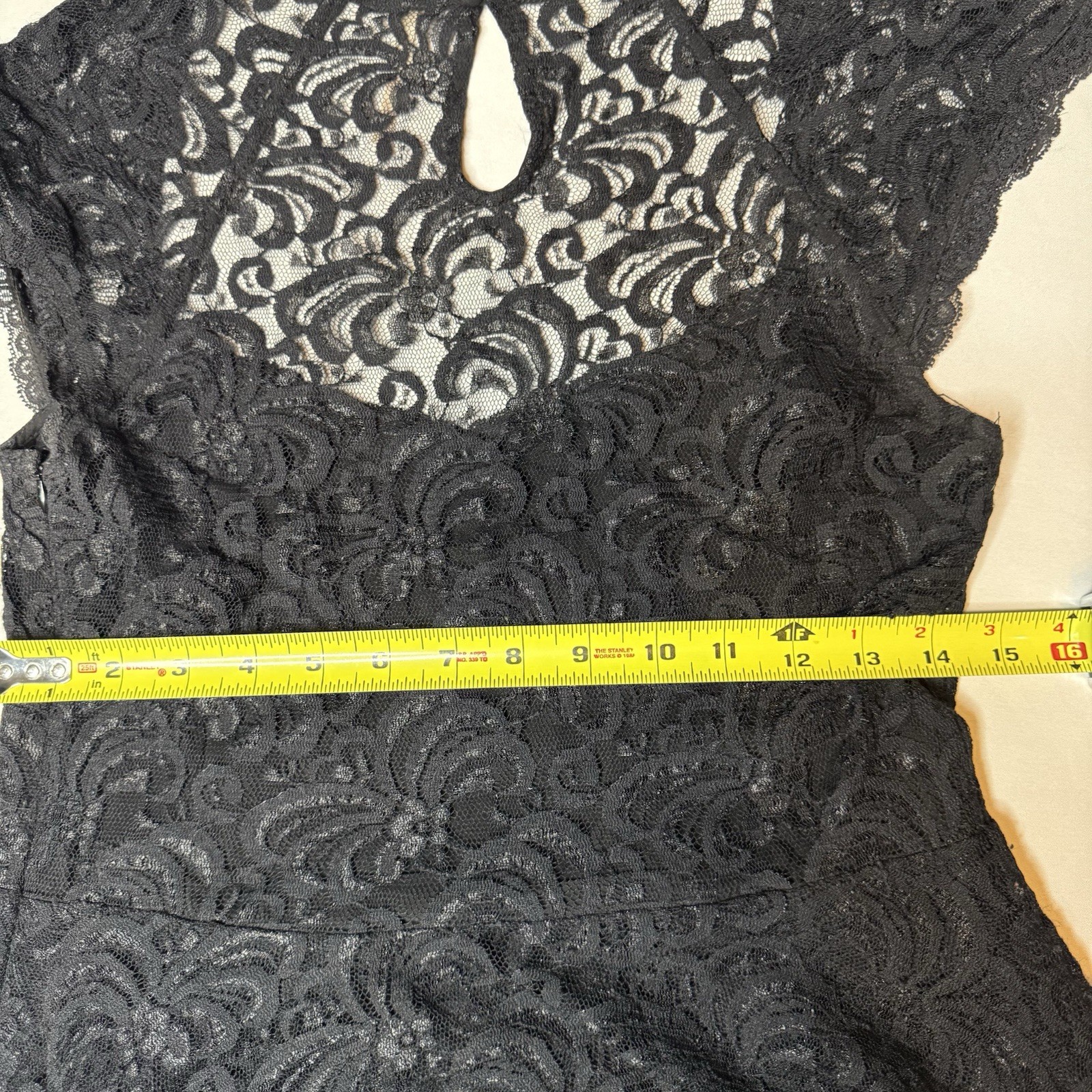 Free People Fit And Flare Rock Candy Lace Crochet Boho Hippie Mini Dress Size 10