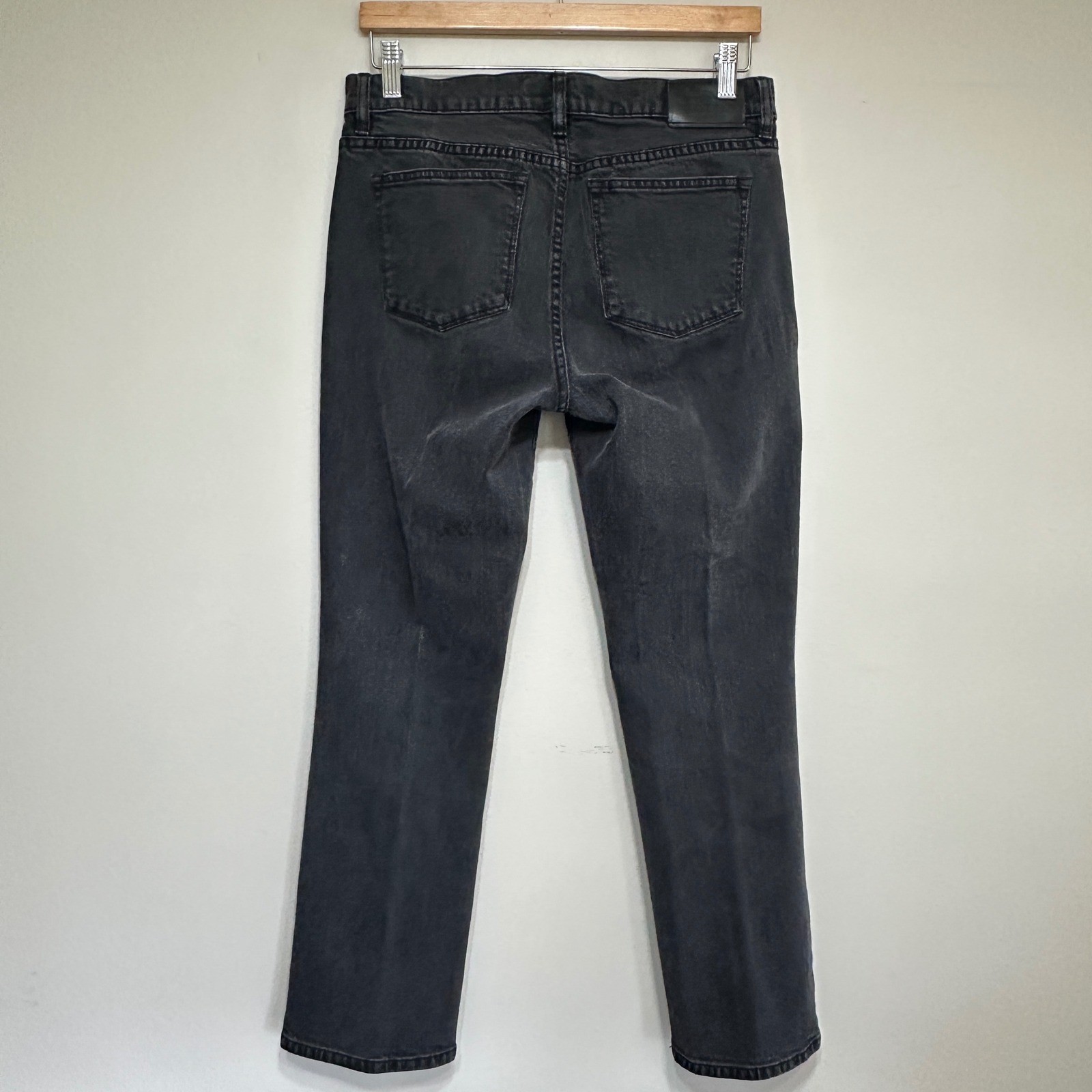 Lauren Ralph Lauren Classic Straight Leg Jeans Womens 10 Black Wash Denim Casual