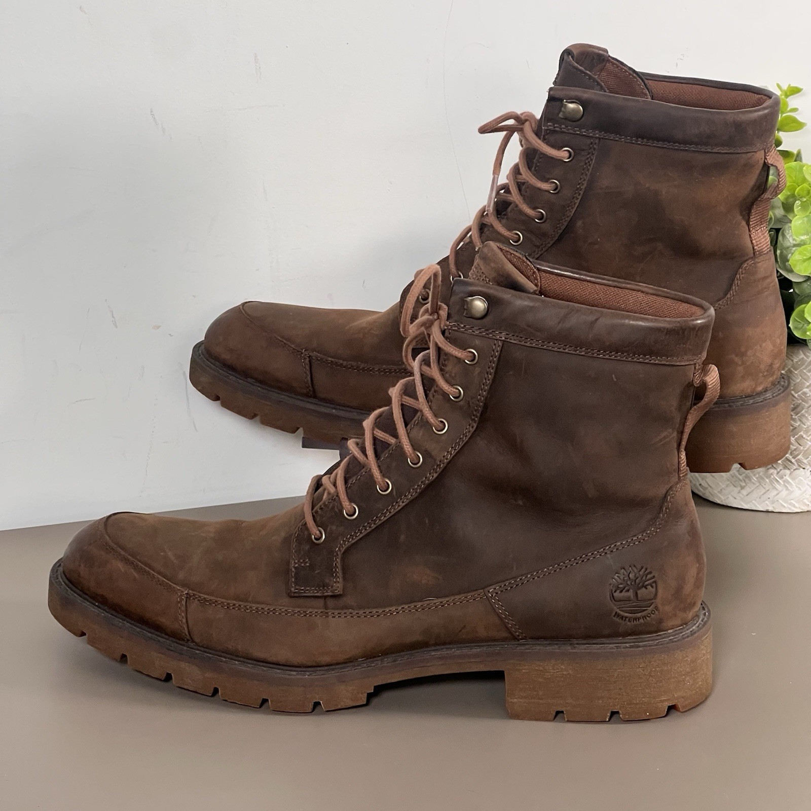 Timberland Men’s Elmhurst 6 Inches Brown Leather Size 9