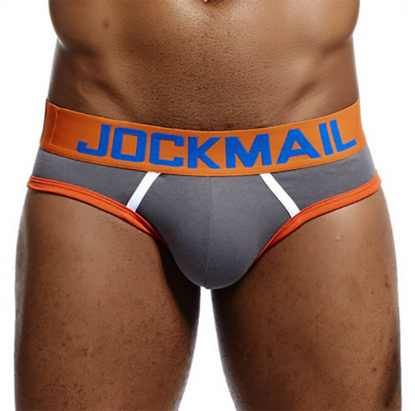 JOCKMAIL Men’s Cotton Underwear Sexy Backless Briefs Shorts Open Back Jockstrap