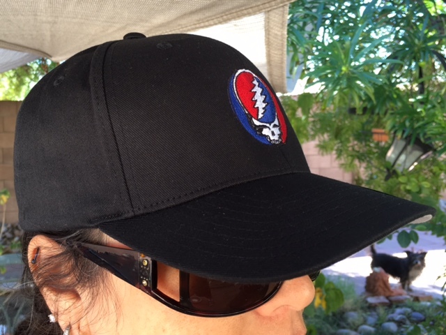 Grateful Dead Steal Your Face Embroidered Flexfit Ball Cap Black, Navy or Olive