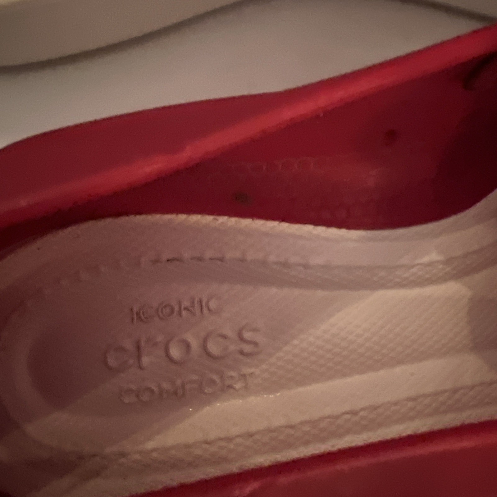 Crocs Womens Sz 9 M Iconic Comfort Slip On Boat Loafer Shoes Excellent condition