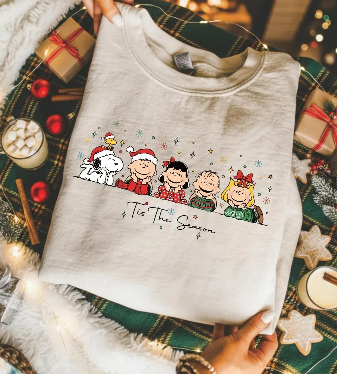 Retro Christmas Cartoon Shirt | Vintage Holiday Friends Tee | Classic Cozy Chris