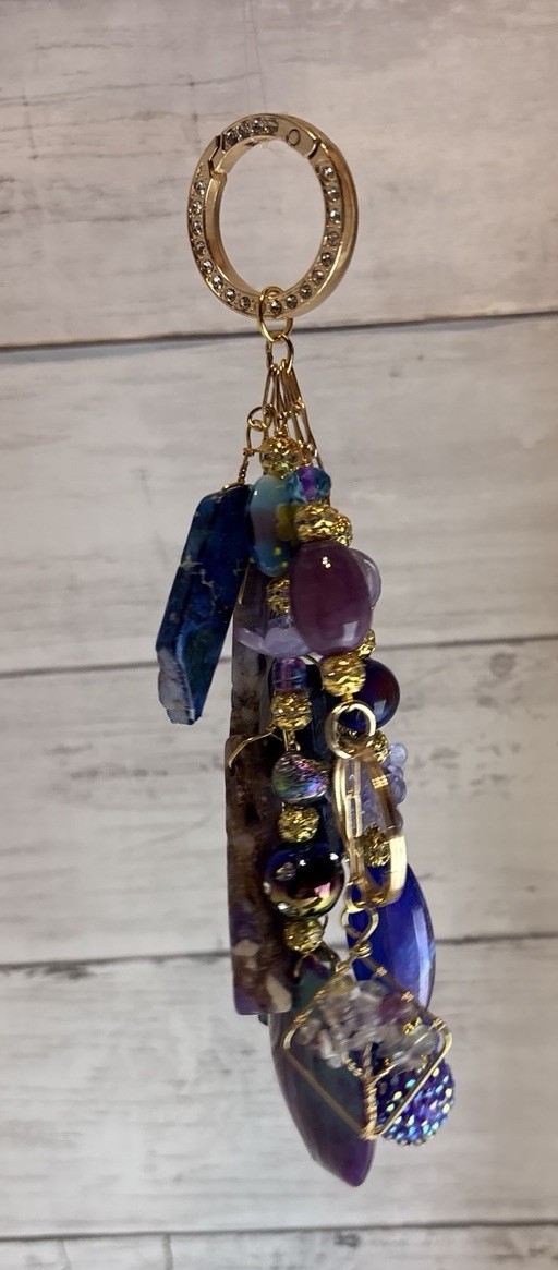 Purse Charm✨Bag Charm✨Bag Swag✨Handmade Bling Keychain✨Handbag Jewelry✨NWT